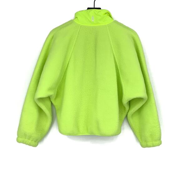 FP MOVEMENT Hit The Slopes Fleece Pullover Jacket Neon Yellow Highlighter XS - Picture 8 of 10